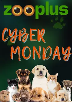 Anteprima del volantino Zooplus Cyber Monday catalogo valido a partire dal 01.12.2025