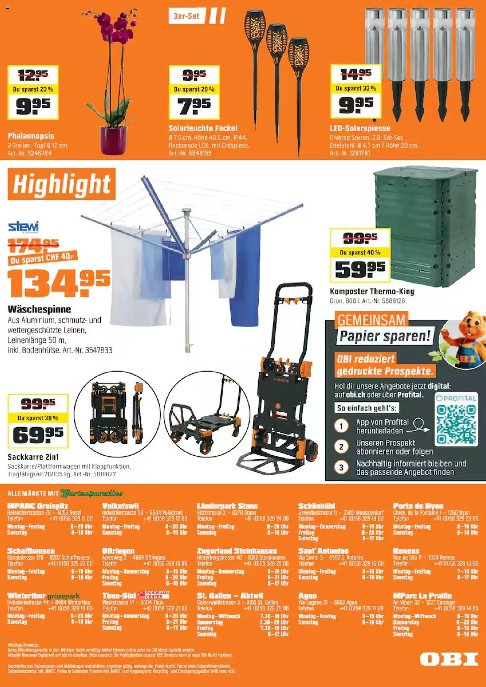 OBI aktionen – gültig ab 01.03.2026 | Seite: 16 | Produkte: Solarleuchte, Telefon, Uhr