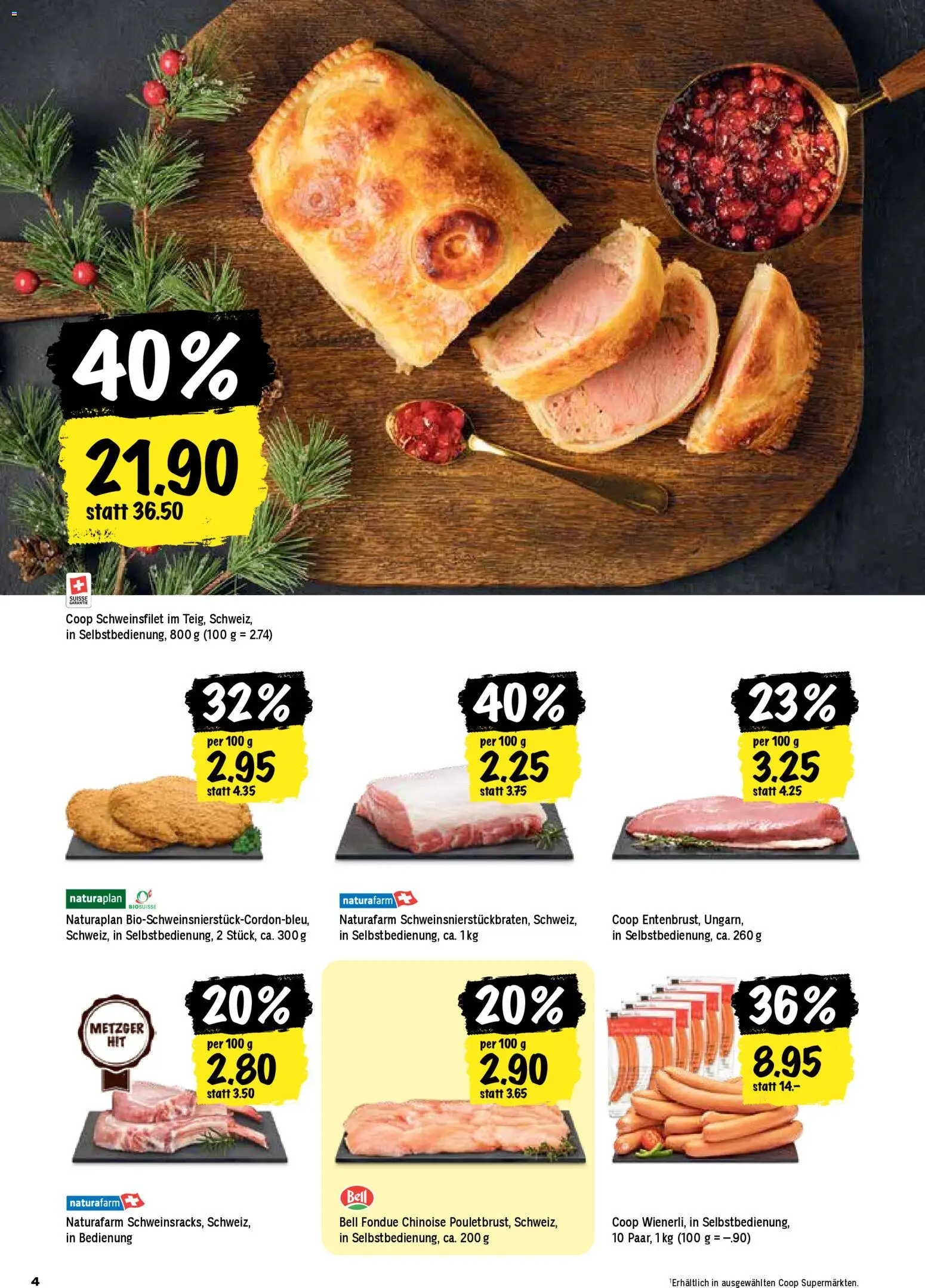 Coop - Una settimana di azioni – gültig ab 11.12.2025 | Seite: 4 | Produkte: Fondue