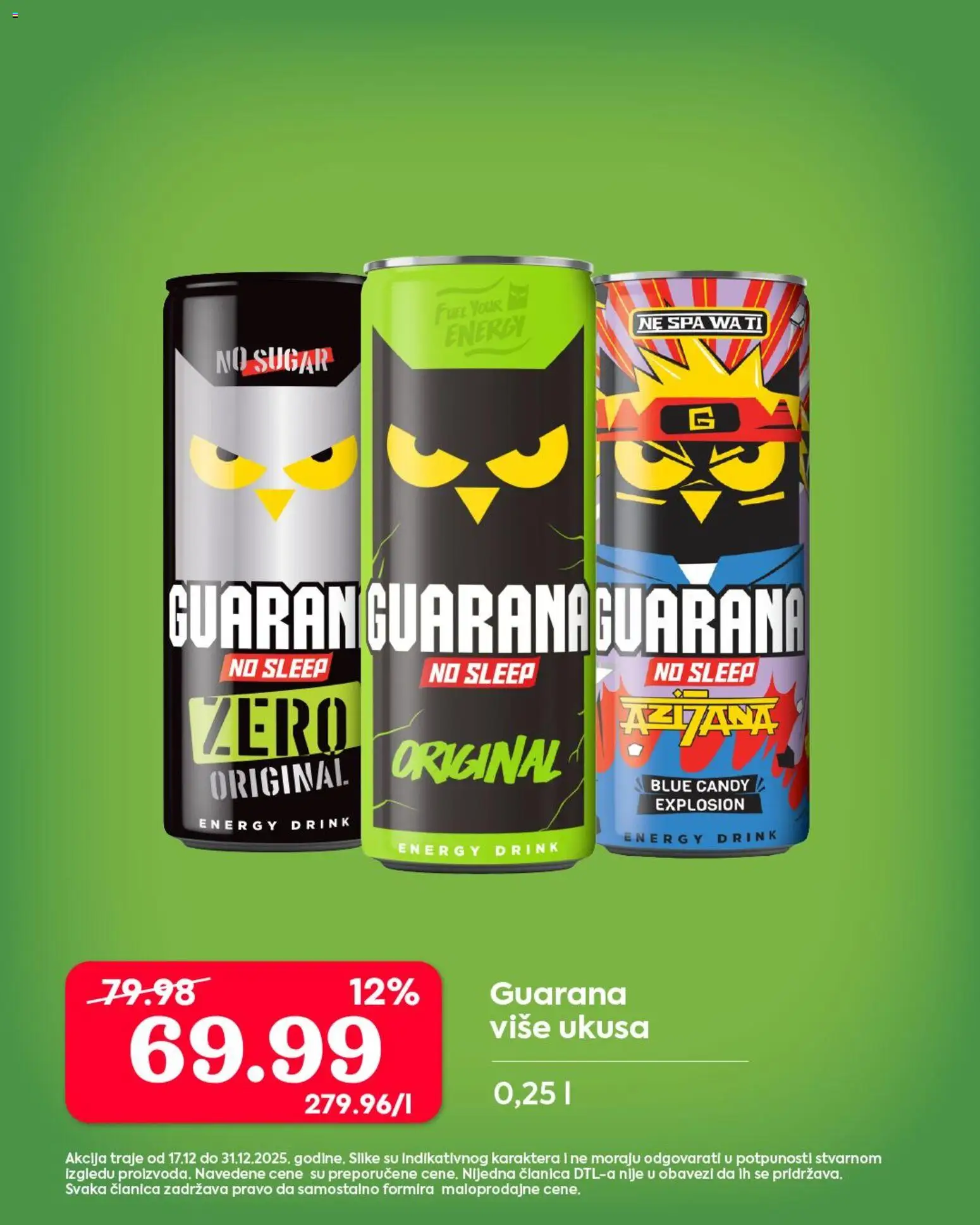 Senta Promet katalog - važi od 17.12.2025 | Strana: 23 | Proizvode: Guarana, Candy