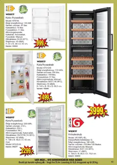 Harald Nyborg - Tilbudsavis gyldig fra 08.01.2026 | Side: 47 | Produkter: Køleskab