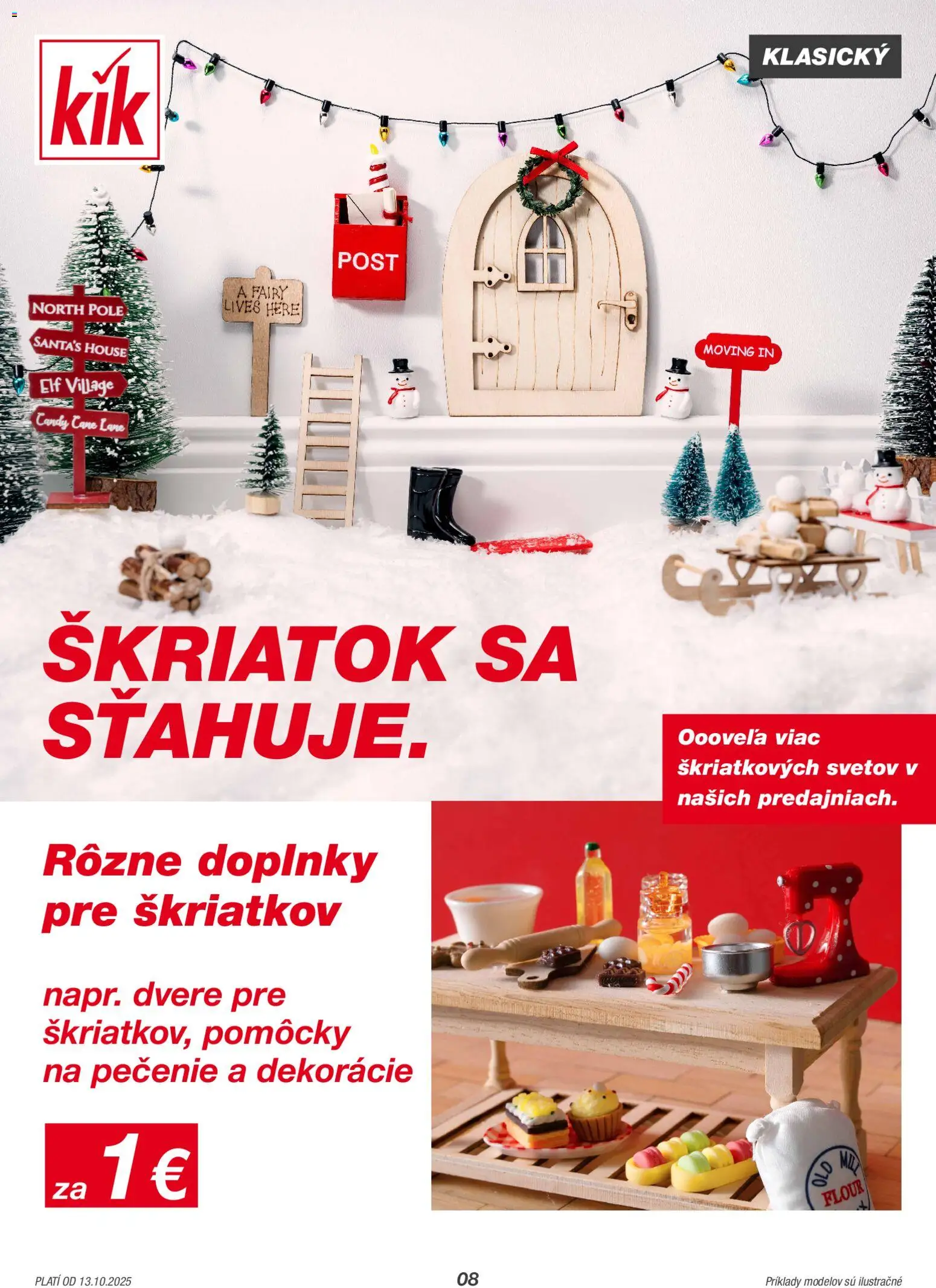 Nové Kik akcie – leták je platný od 13.10.2025 | Strana: 8 | Produkty: Dvere