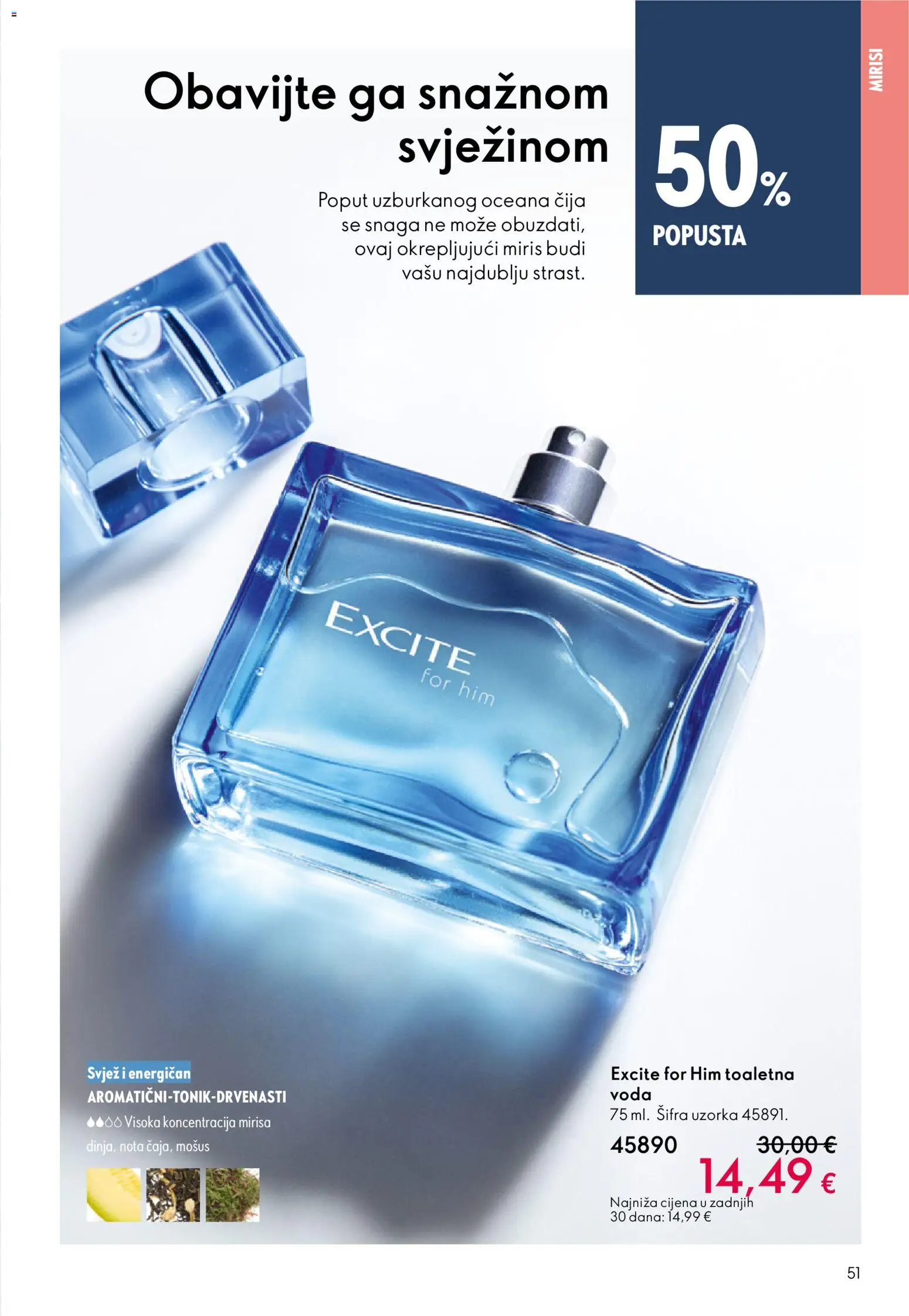 Oriflame katalog | vrijedi od 10.12.2025 | Stranica: 51 | Proizvodi: Miris, Voda