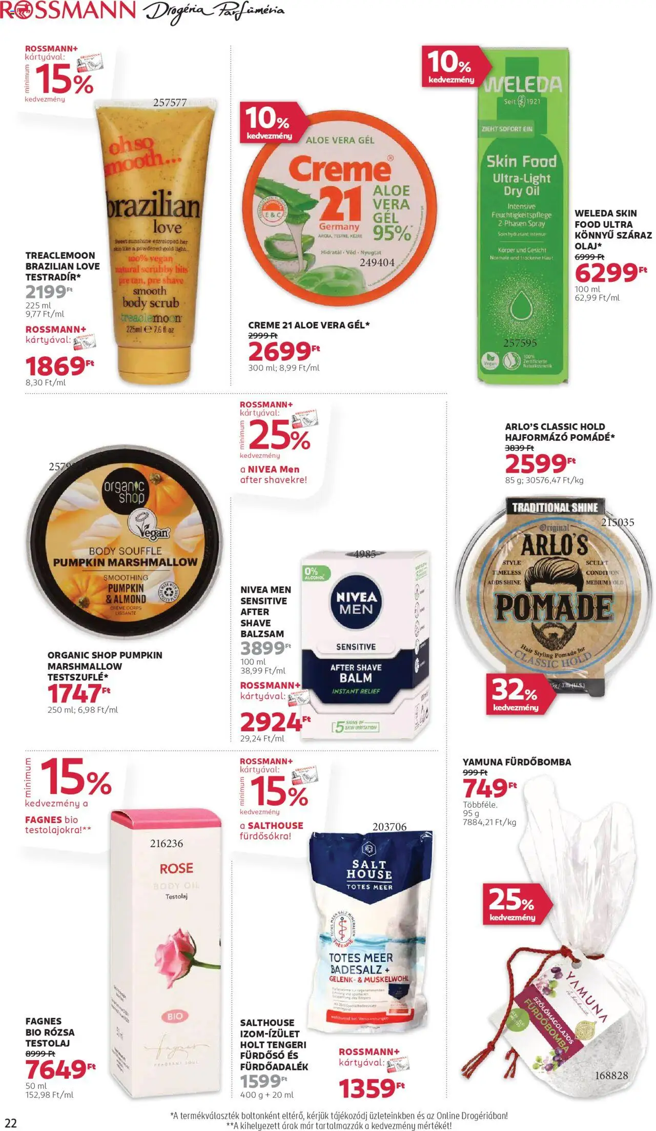 Rossmann akciós ujság - amely érvényes a következő dátumtól: 20.10.2025 | Oldal: 24 | Termékek: Fürdőbomba, Body, Aloe vera, Vegán