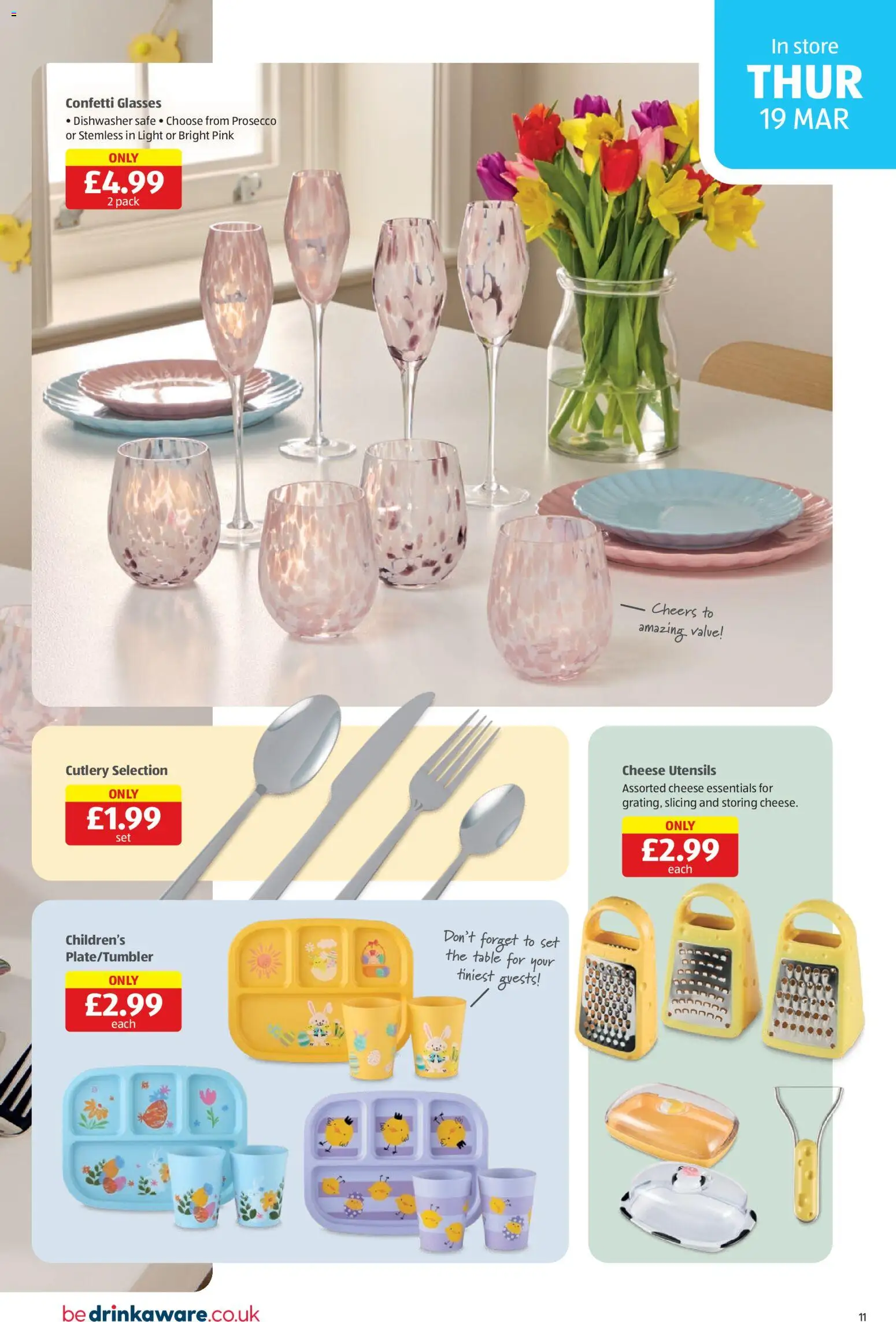 {H1} | Page: 11 | Products: Table, Prosecco, Glasses, Dishwasher