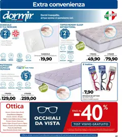 Anteprima del volantino COOP Firenze catalogo valido a partire dal 23.10.2025 | Pagina: 37 | Prodotti: Saponetta, Materasso, Elastici, Guanciale
