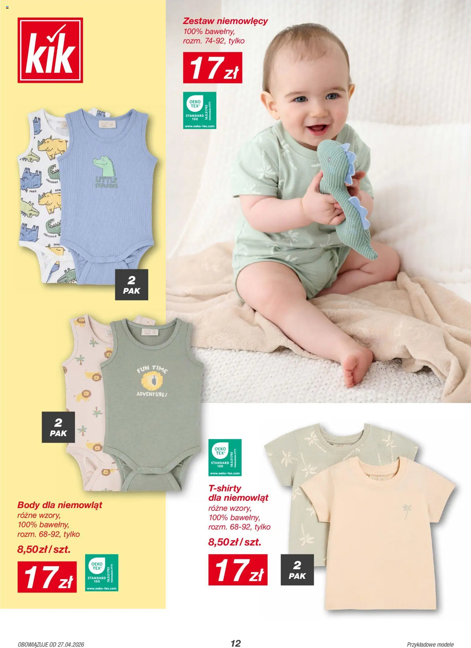 Kik gazetka od 27.04.2026 | Strona: 12 | Produkty: Body