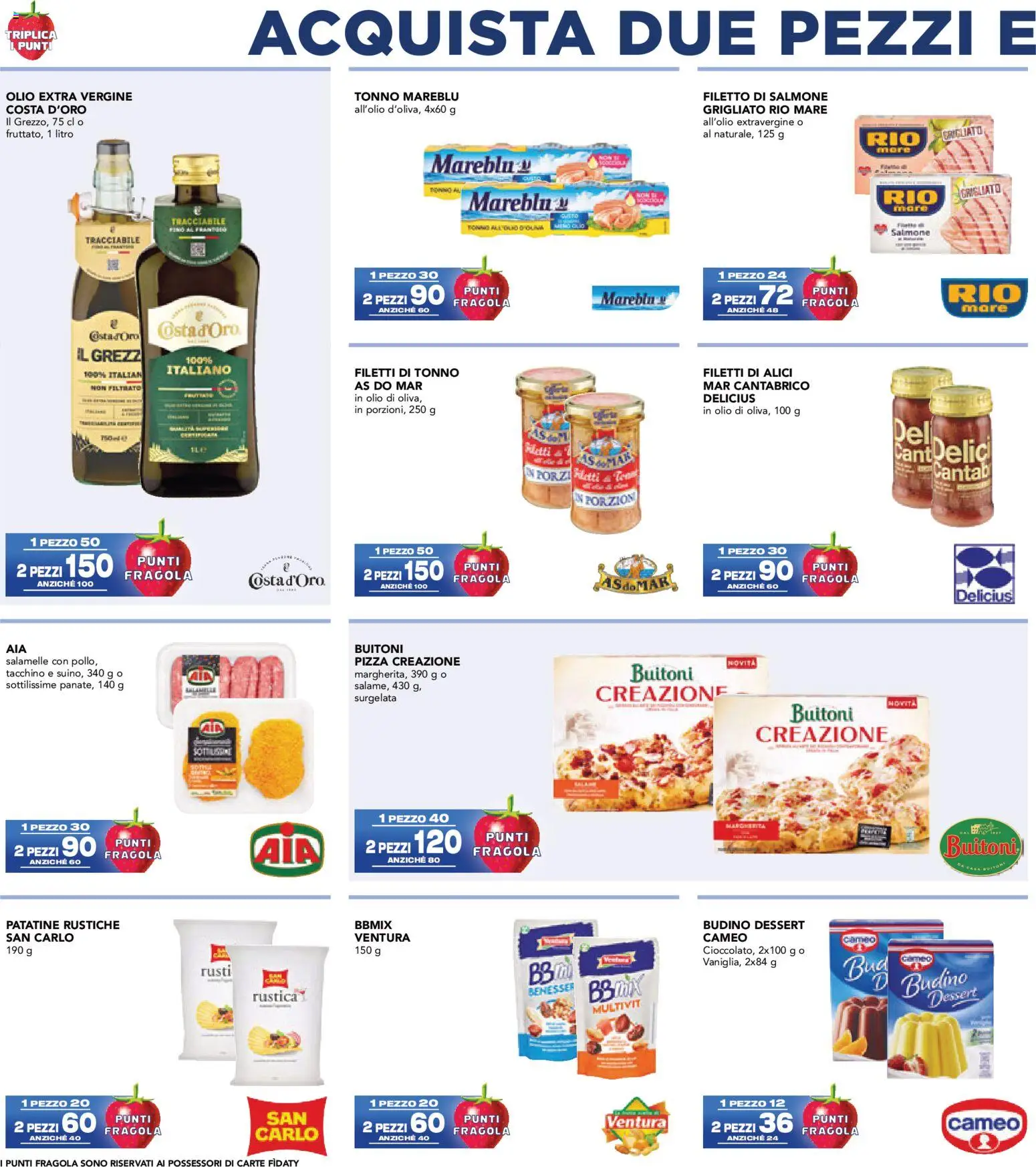 Volantino Esselunga S del 29.01.2026 | Pagina: 22 | Prodotti: Salmone, Tacchino, Olio extra vergine, Budino