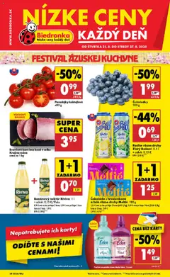 Biedronka leták - náhľad platný od 21.08.2025