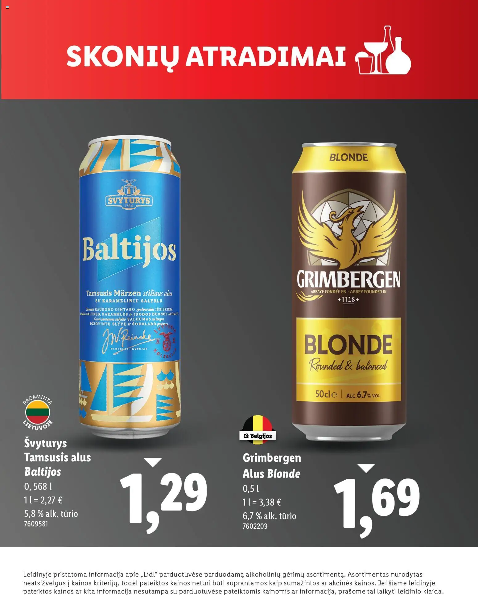 LIDL akcijos nuo 07.12.2025 | Puslapis: 15 | Prekių: Alus