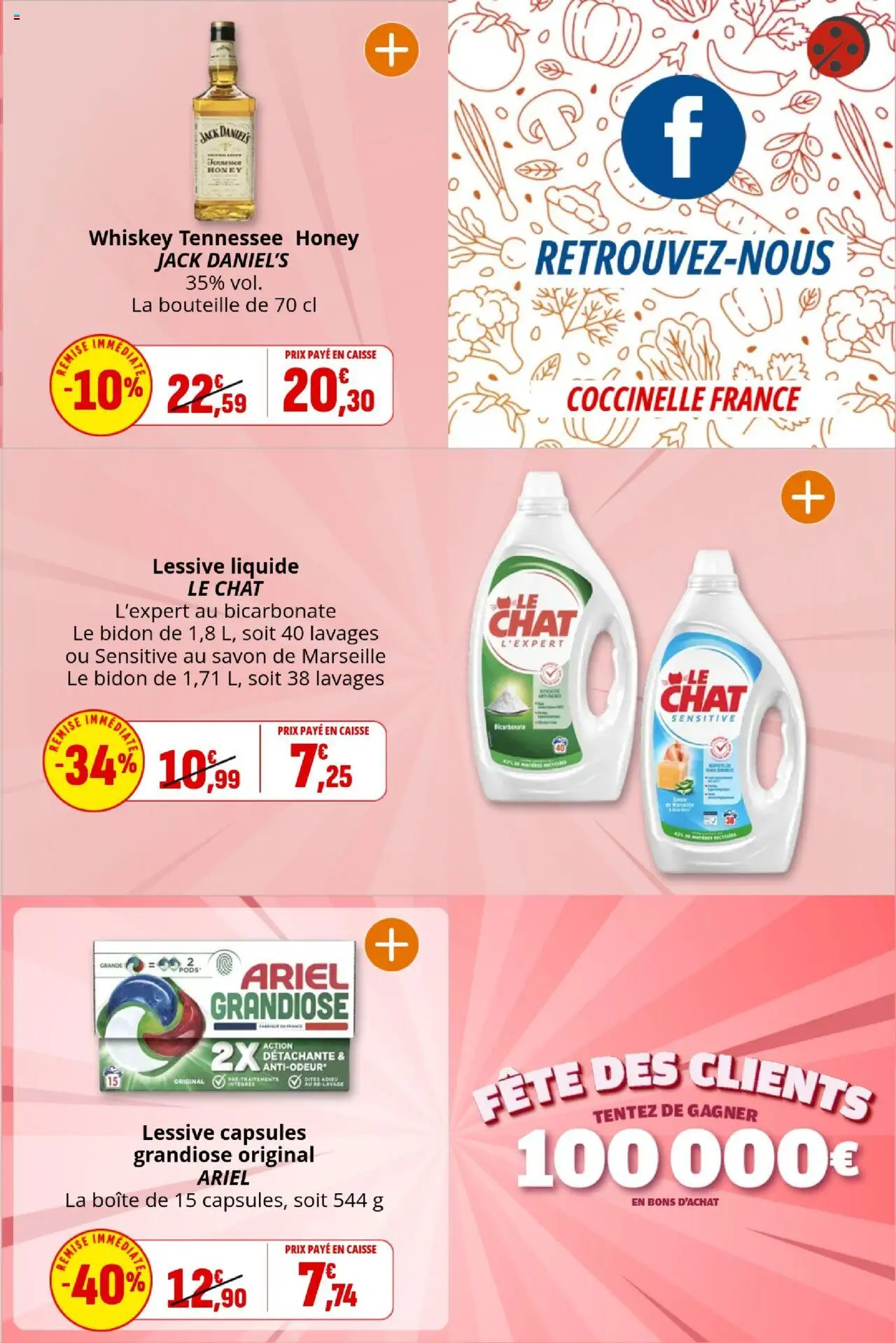 {H1} | Page: 39 | Produits: Ariel, Lessive liquide Le Chat, Lessive Liquide, Lessive