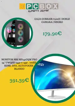 PC Box folleto │ válido desde el 15.08.2025 | Página: 6 | Productos: Altavoces, Monitor, Cámara, Caja