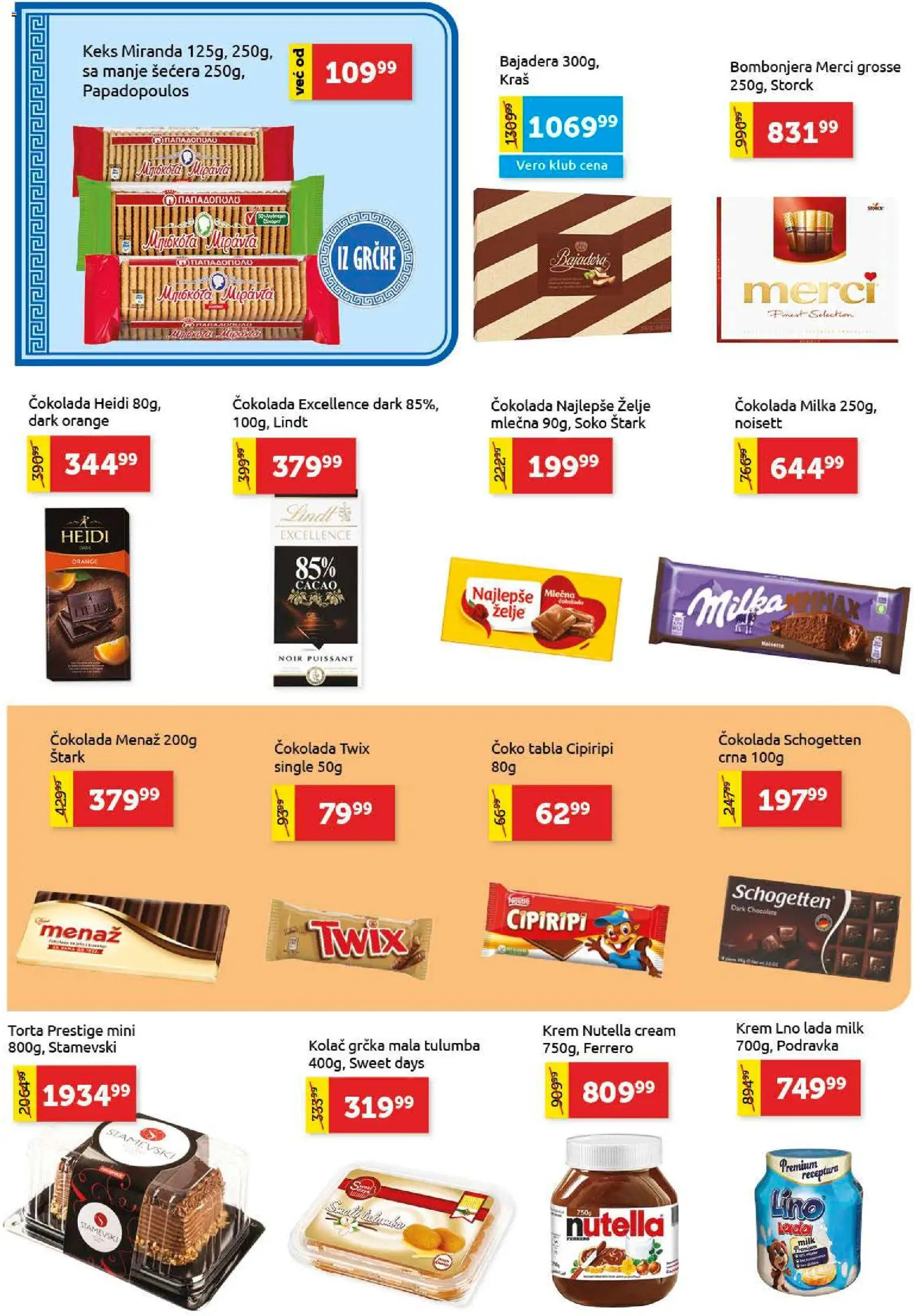 SuperVERO katalog - važi od 22.01.2026 | Strana: 16 | Proizvode: Milka, Bombonjera, Čokolada, Ferrero