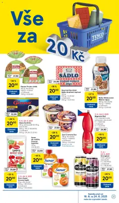 Tesco leták - Hypermarket od 18.06.2025 | Strana: 21 | Produkty: Sádlo, Chléb, Sardinky, Minerální voda