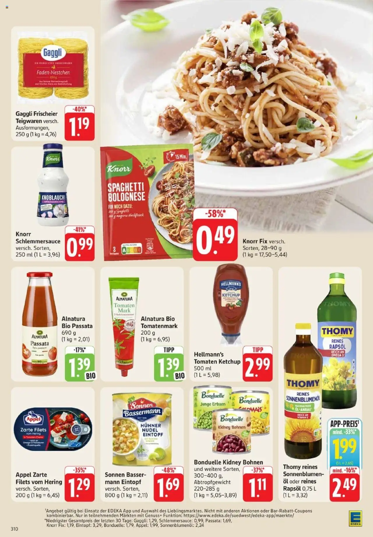 Edeka Prospekt 	 - gültig ab dem 07.07.2025 | Seite: 21 | Produkte: Öl, Rapsöl, Sonnenblumenol, Knorr
