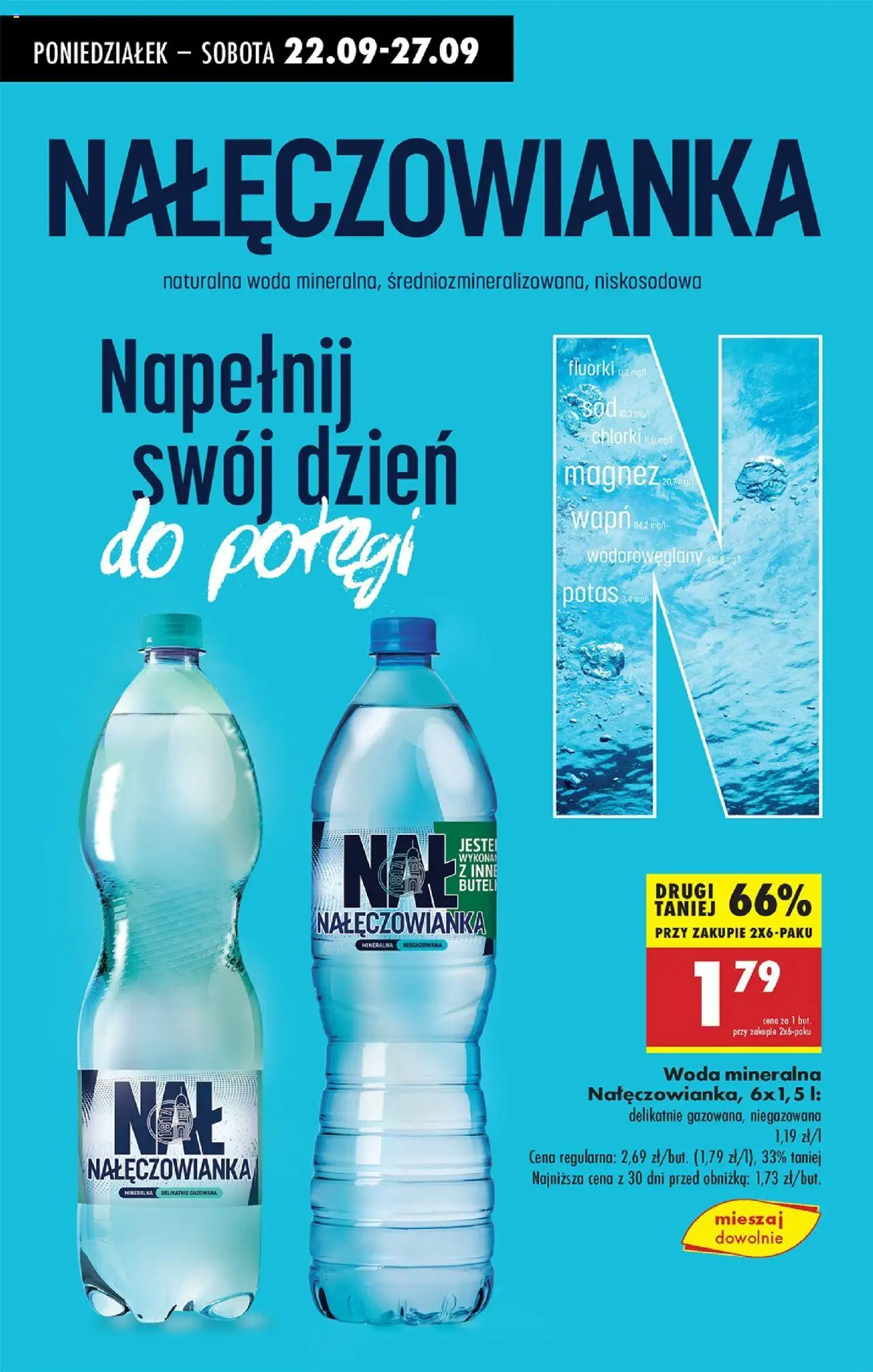 Biedronka gazetka od 22.09.2025 | Strona: 71 | Produkty: Woda