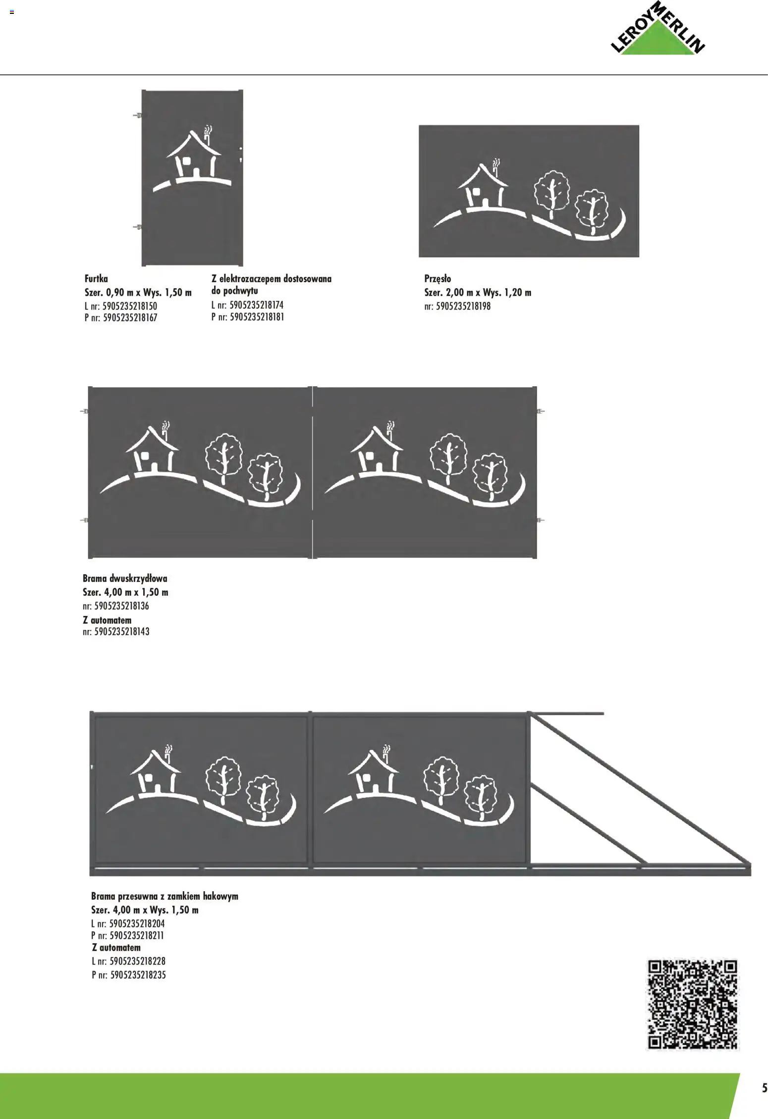 Leroy Merlin gazetka - Ogrodzenia Polbram od 09.03.2026 | Strona: 5