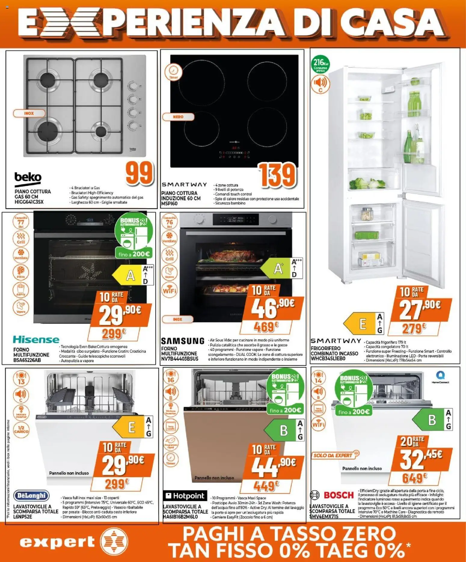 Volantino Expert del 09.04.2026 | Pagina: 24 | Prodotti: Pavimento, Frigorifero, Congelatore, Samsung