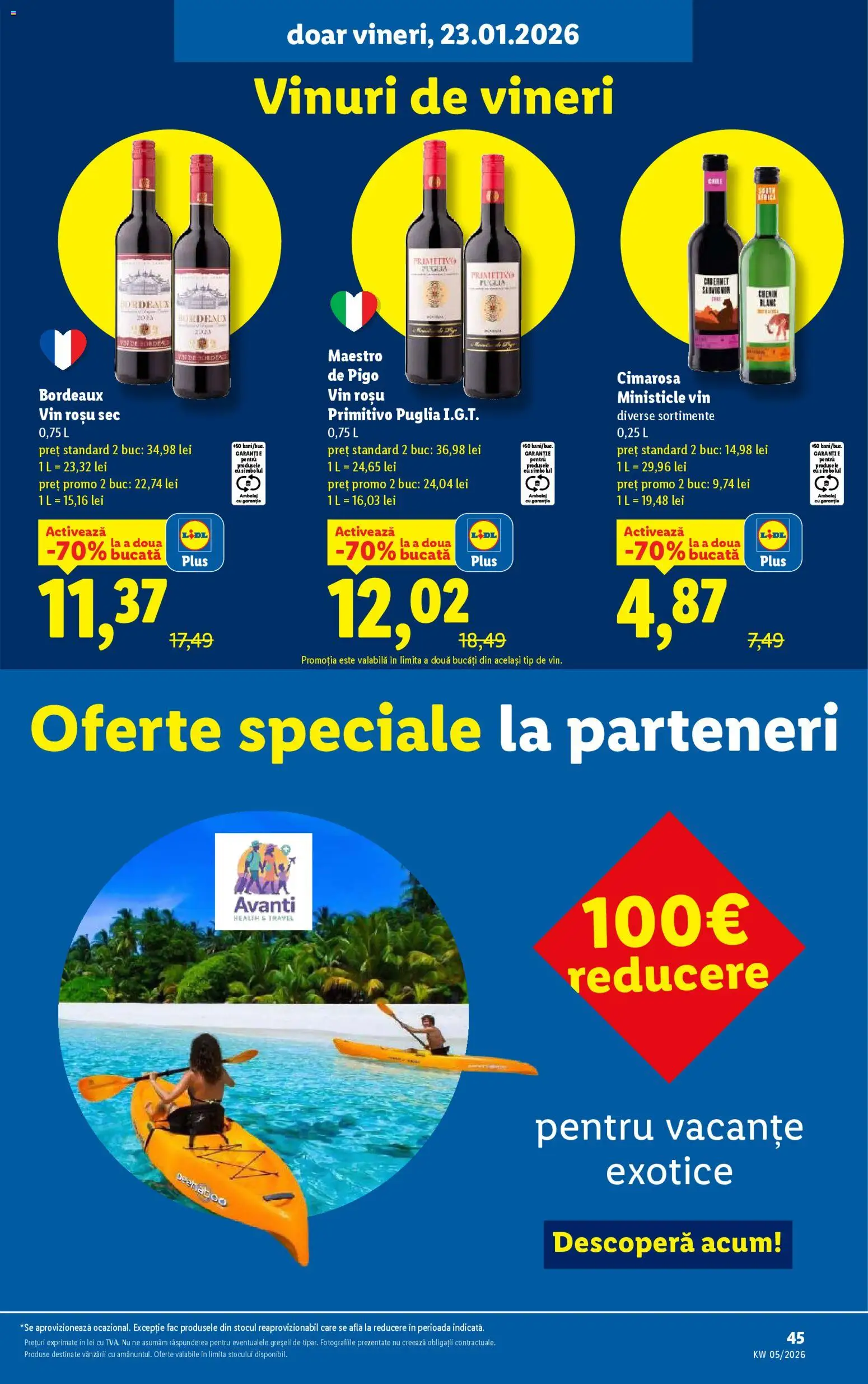 Noul catalog Lidl – valabil de la 26.01.2026 | Pagină: 45 | Produse: Vin