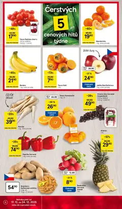 Náhled letáku Tesco Rajčata cherry, 250 g, balená od 17.12.2025 | Strana: 6