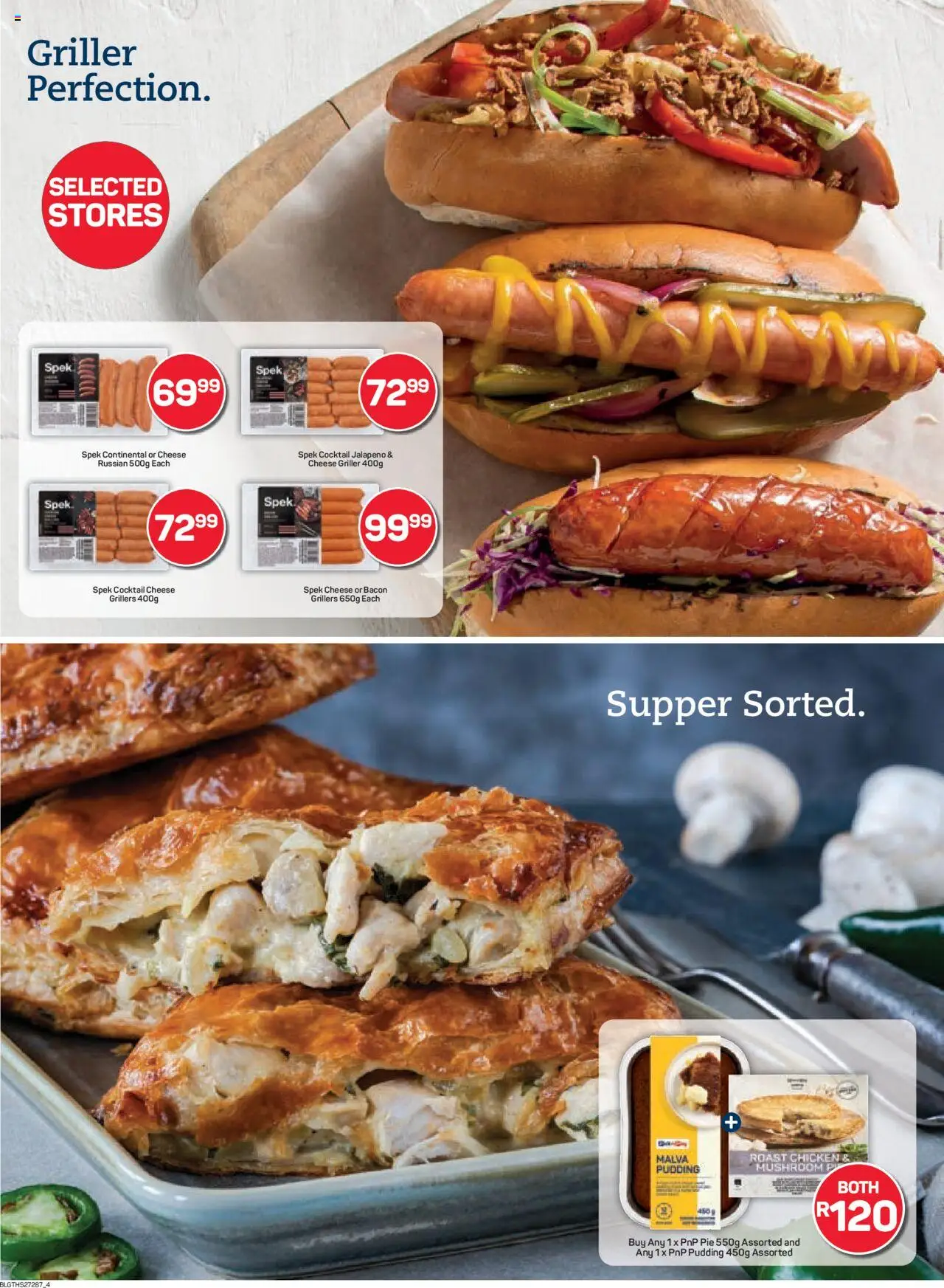New Pick n Pay catalogue – valid from 20.10.2025 | Page: 4 | Products: Cheese, Chicken, Griller, Bacon