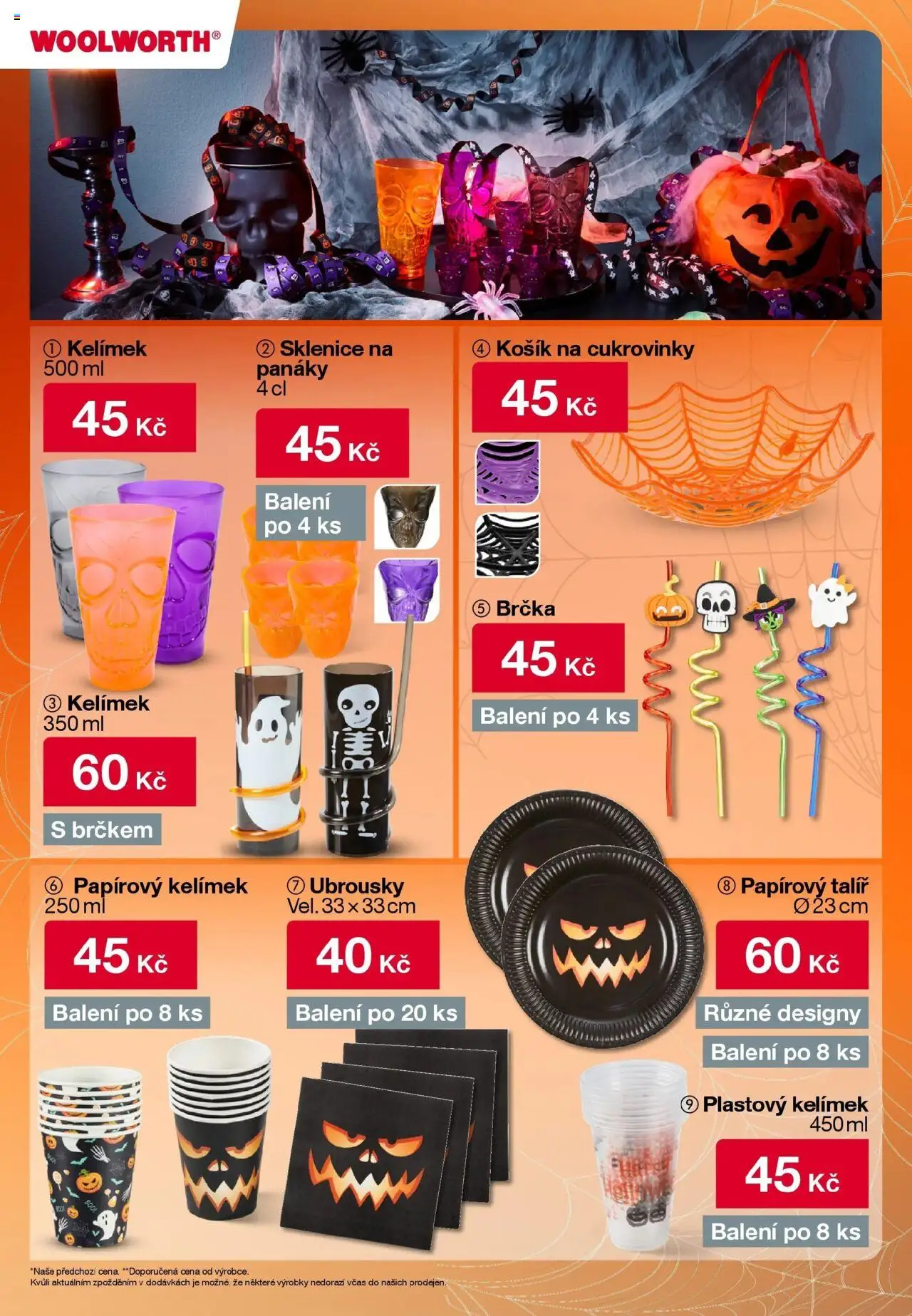 Woolworth leták od 10.10.2025 | Strana: 7 | Produkty: Košík, Ubrousky, Talíř, Sklenice