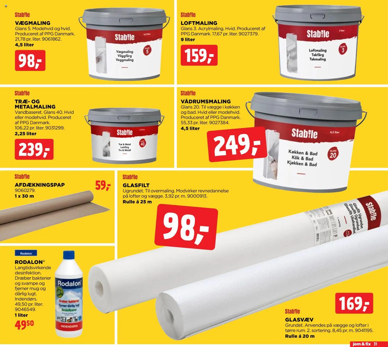 Jem & fix tilbudsavis – gyldig fra 22.03.2026 | Side: 31 | Produkter: Svampe, Løg, Bad