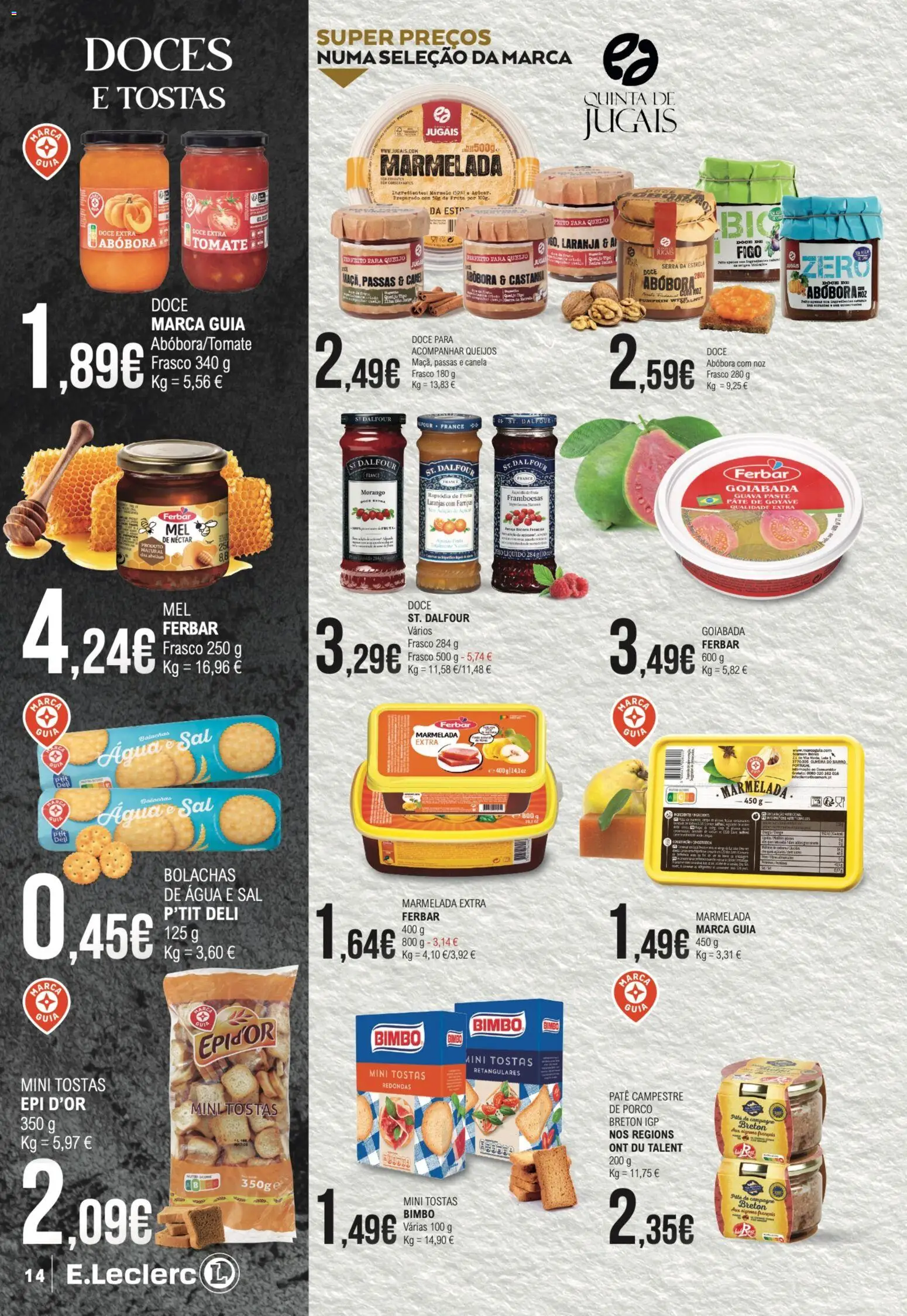 E.Leclerc folheto Queijos, Enchidos e Vinhos │ válido de 10.02.2026 | Página: 14