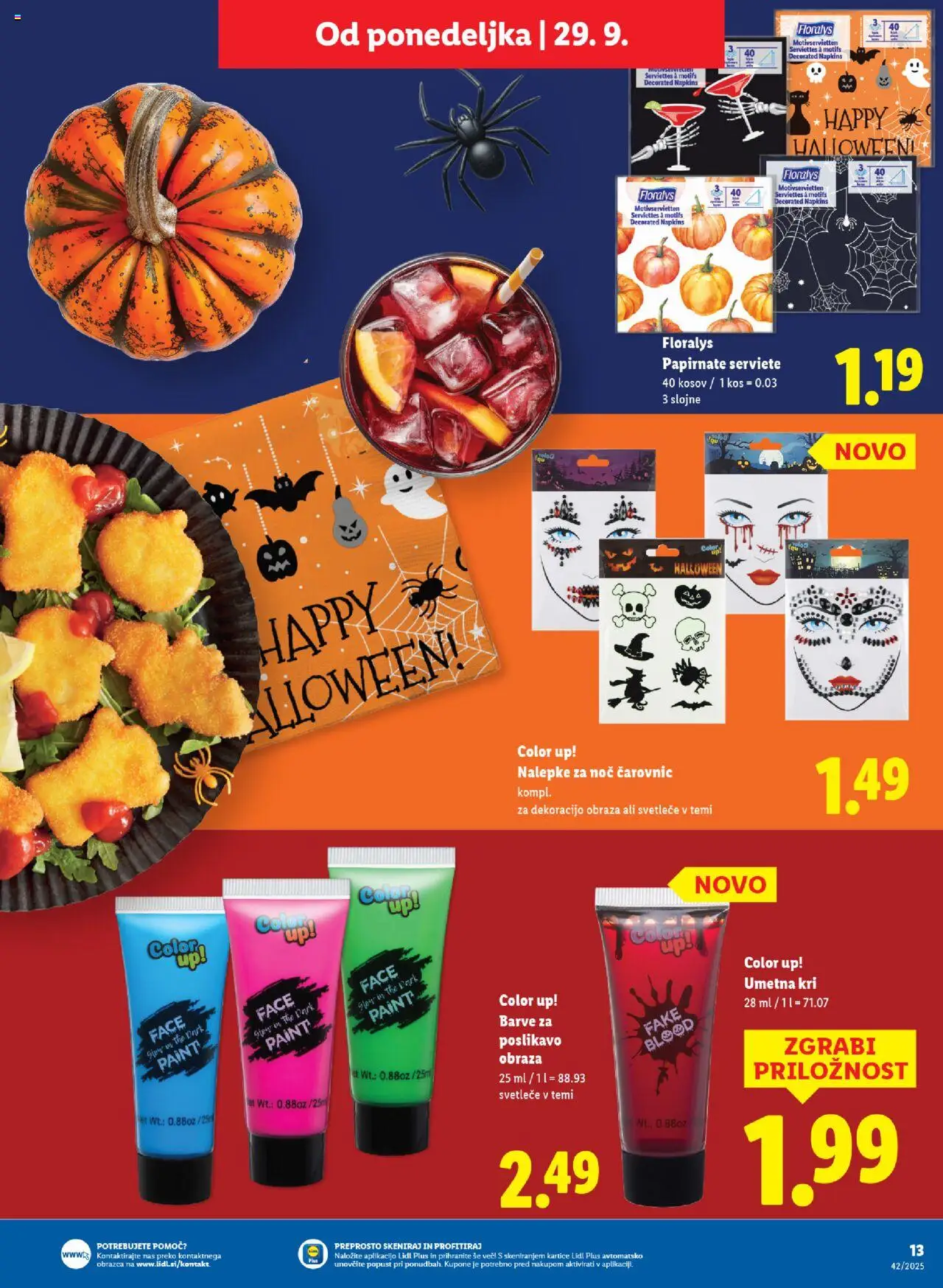 Novi Lidl katalog ponudbe – veljaven od 08.10.2025 | Stran: 13 | Izdelki: Kos