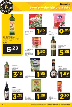 Vista previa Alimerka folleto válido desde el 01.12.2025 | Página: 8 | Productos: Aceite, Crema, Aceite de oliva, Δεξαμενή