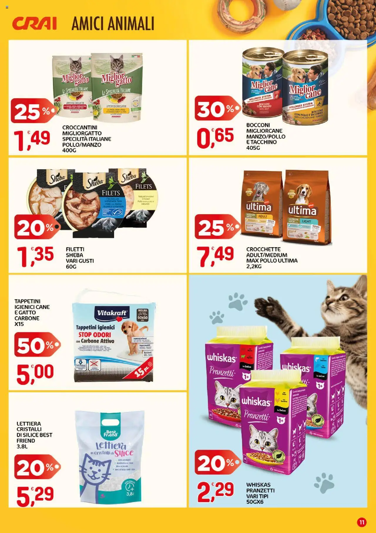 Volantino CRAI del 18.09.2025 | Pagina: 11 | Prodotti: Salsa, Tacchino, Pesca, Tonno