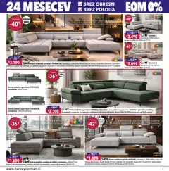 Harvey Norman katalog akcije – veljaven od 11.03.2026 | Stran: 3 | Izdelki: Vzglavnik, Ležišče, Sedezna garnitura, Zelena
