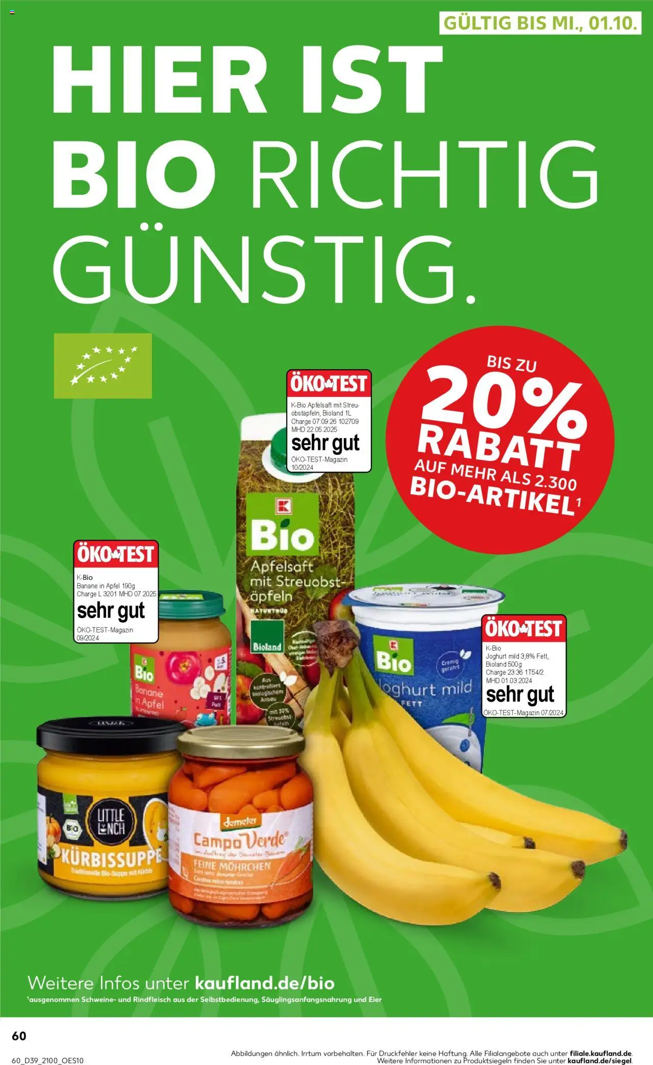 Kaufland Prospekt 	 – gültig ab 25.09.2025 | Seite: 60 | Produkte: Eier, Apfelsaft, Apple, Kürbis