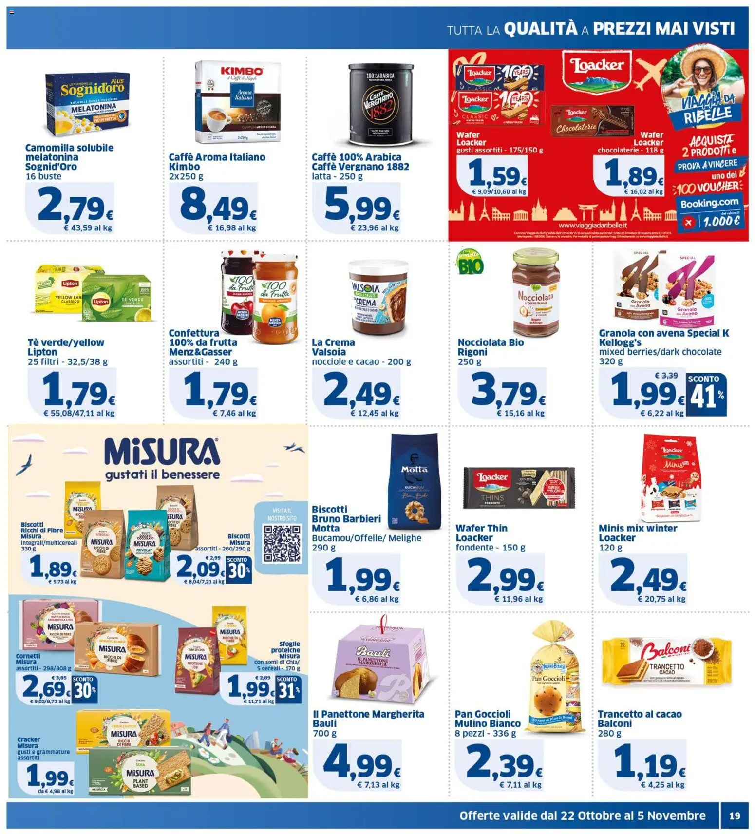 Volantino SIGMA del 22.10.2025 | Pagina: 19 | Prodotti: Tè, Biscotti, Nocciole, Cacao