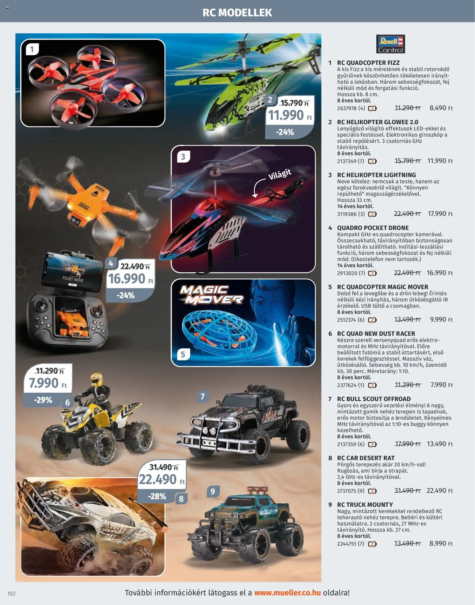 Müller akciós ujság - amely érvényes a következő dátumtól: 27.10.2025 | Oldal: 102 | Termékek: Okostelefon, Drón, USB, Töltő