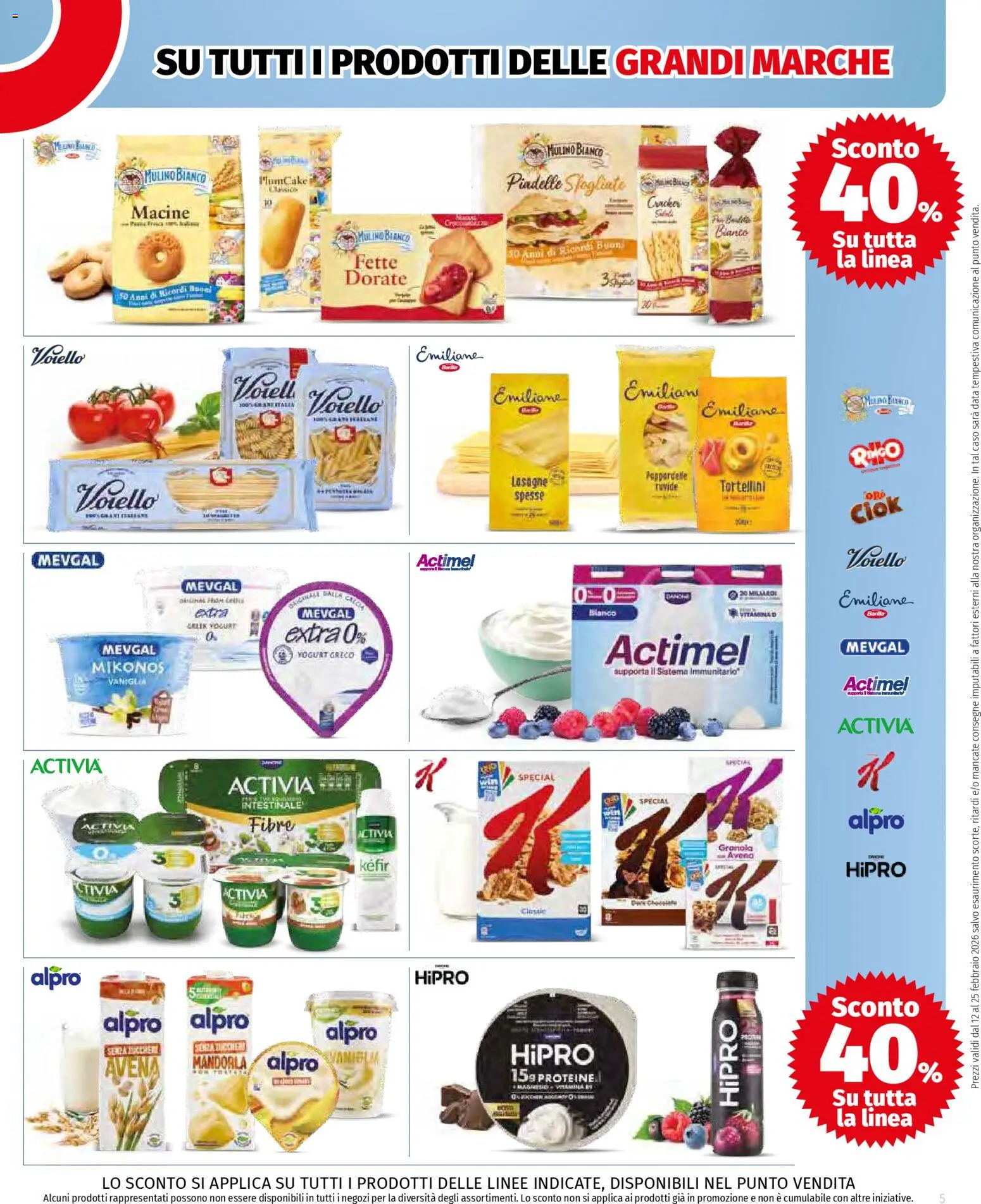 Volantino COOP del 12.02.2026 | Pagina: 5 | Prodotti: Yogurt greco, Yogurt, Plumcake