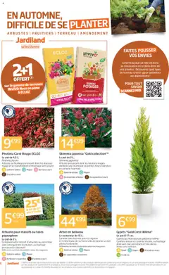 Jardiland - Prévisualisation de Jardiland catalogue valide à partir de 22.10.2025 | Page: 6 | Produits: Carré potager, Clé, Plantes, Terreau
