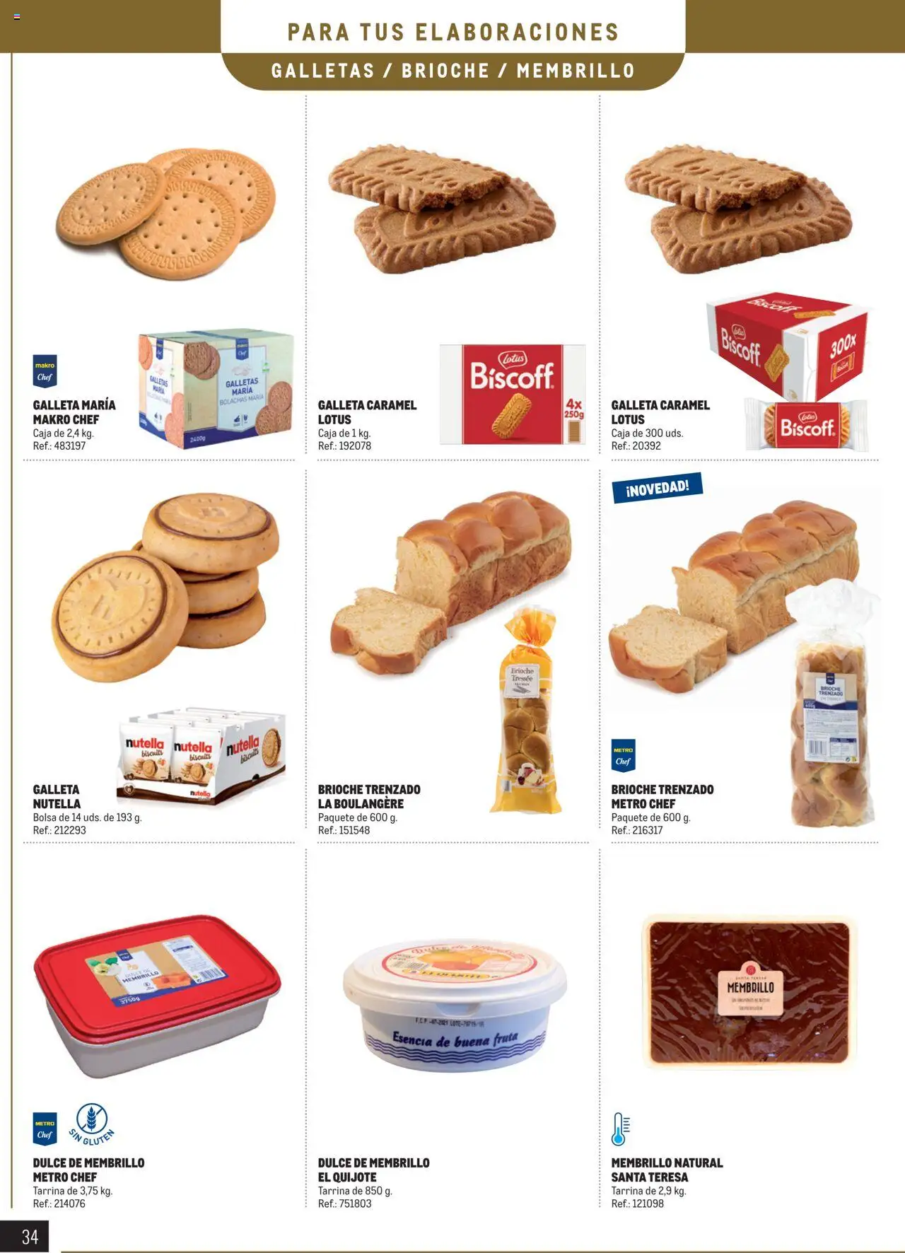 Makro - Especial Postres │ válido desde el 04.03.2025 | Página: 34 | Productos: Galletas, Bolsa, Caja