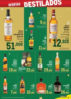 Vista previa Makro - Precios Especial Cataluña válido desde el 09.12.2025 | Página: 49 | Productos: Ron, Whisky, Caja