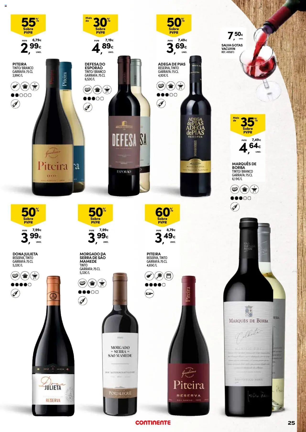 Continente - Açores: Vinhos, Enchidos e Queijos │ válido de 23.09.2025 | Página: 25