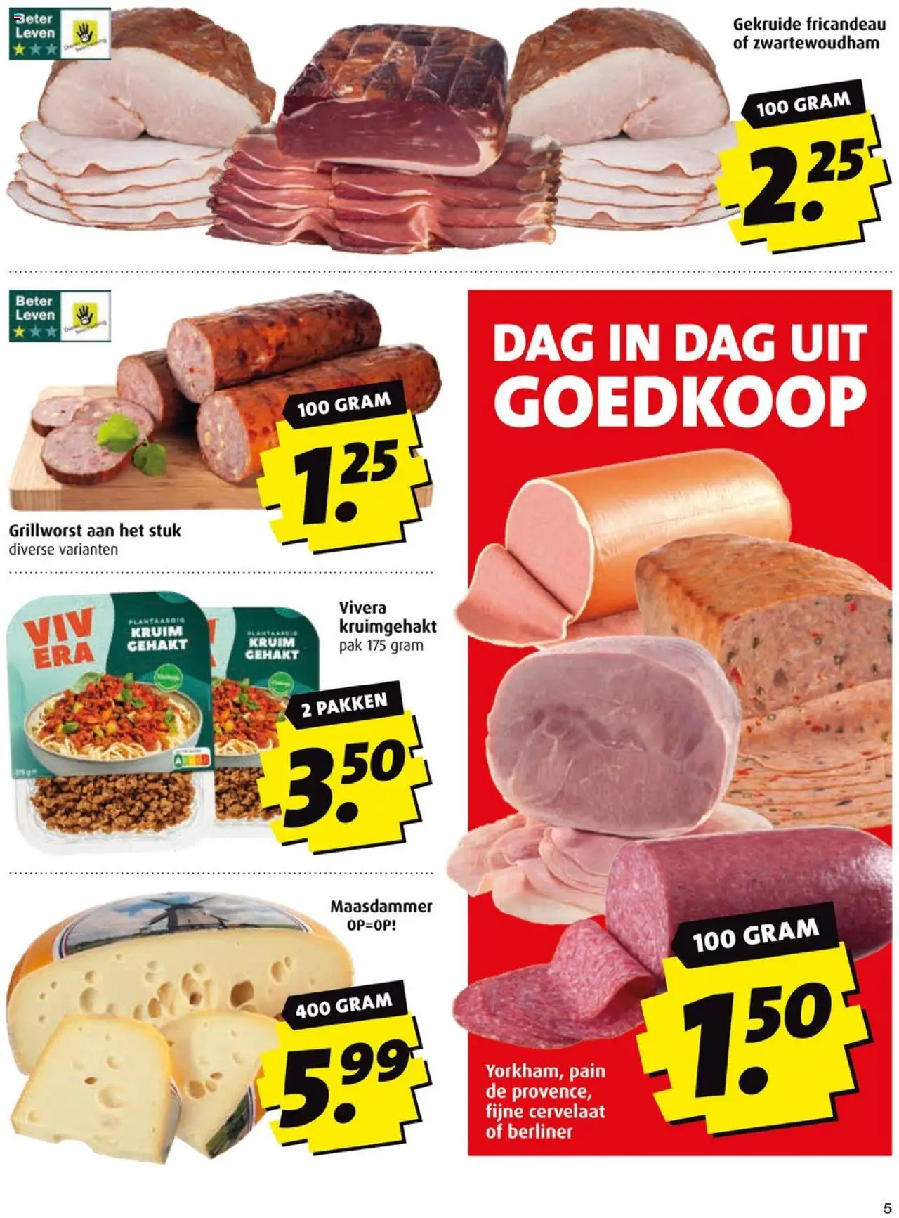  | Pagina: 5 | Producten: Gehakt