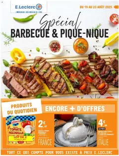 E.Leclerc - Prévisualisation de E.Leclerc catalogue Spécial barbecue & pique-nique valide à partir de 19.08.2025