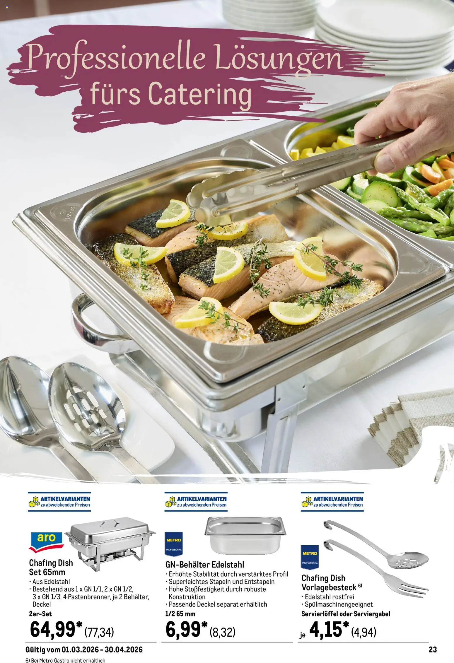 Metro Saisonkatalog Frühlings-Genuss – gültig ab 01.03.2026 | Seite: 23