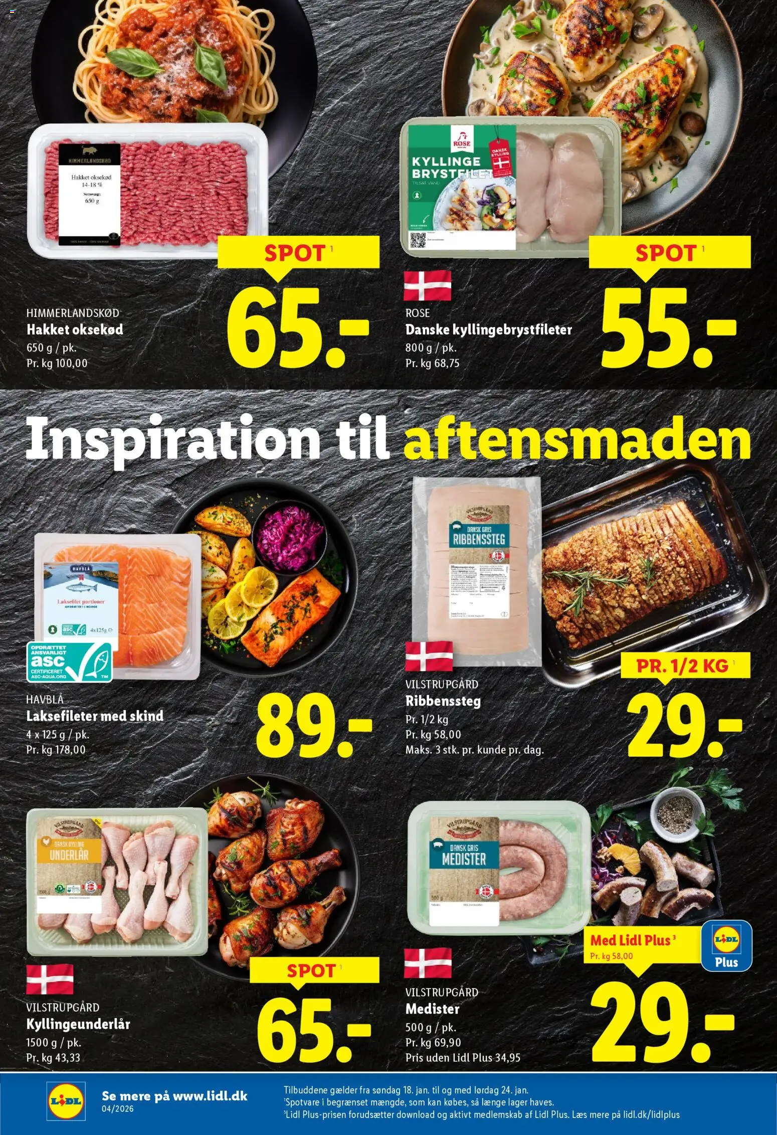 Lidl tilbudsavis – gyldig fra 22.01.2026 | Side: 18 | Produkter: Oksekød, Søm