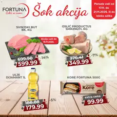 Fortuna Market šok akcija - pregled Fortuna Market kataloga - važi od 17.11.2025