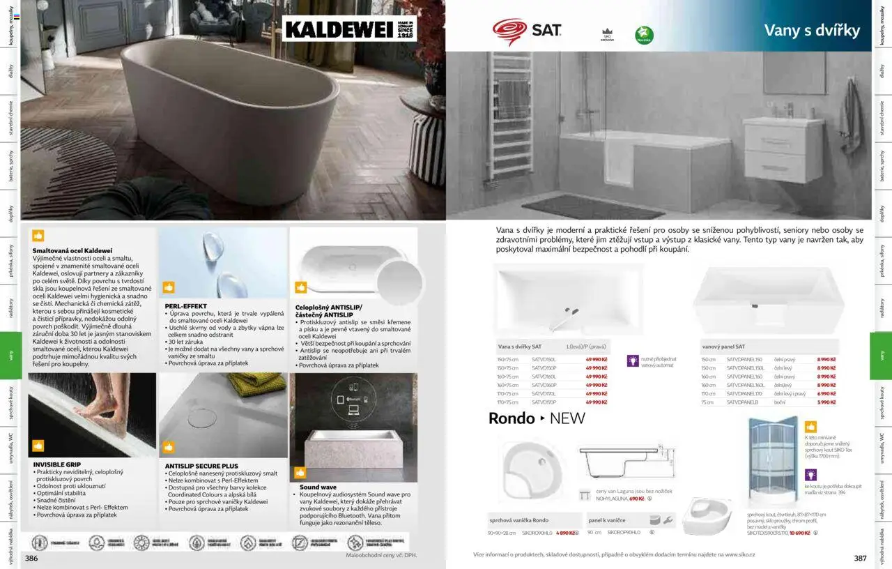 Siko koupelny katalog Koupelny 2025/2026 od 14.10.2025 | Strana: 195 | Produkty: Wc, Vana, Sprchový kout, Barvy