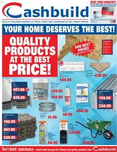 Cashbuild specials catalogue – valid from 20.04.2026