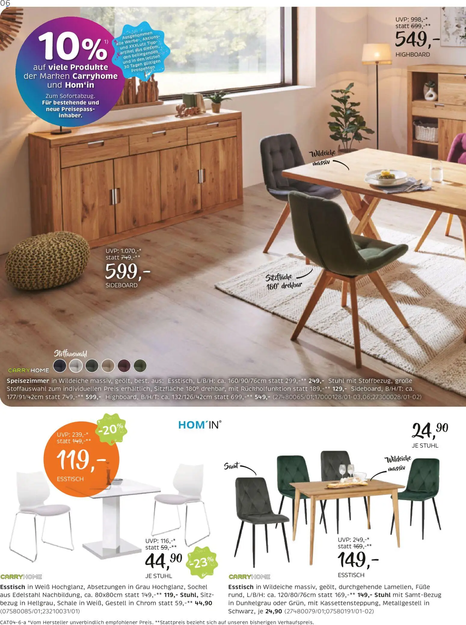 XXXLutz Prospekt aktuell gültig ab 07.04.2026 | Seite: 6 | Produkte: Stuhl