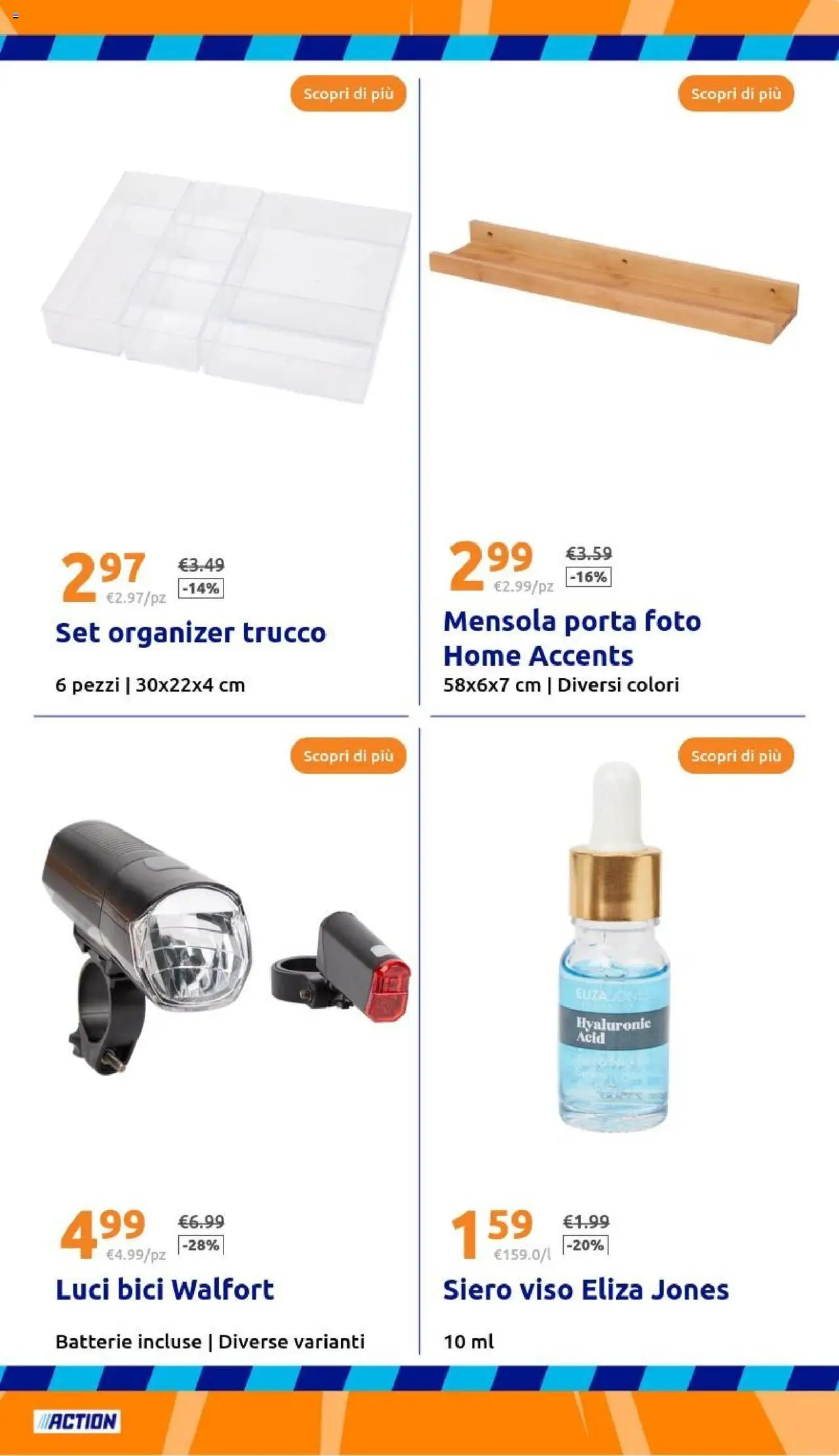 Volantino Action del 10.09.2025 | Pagina: 23 | Prodotti: Mensola, Batterie, Trucco