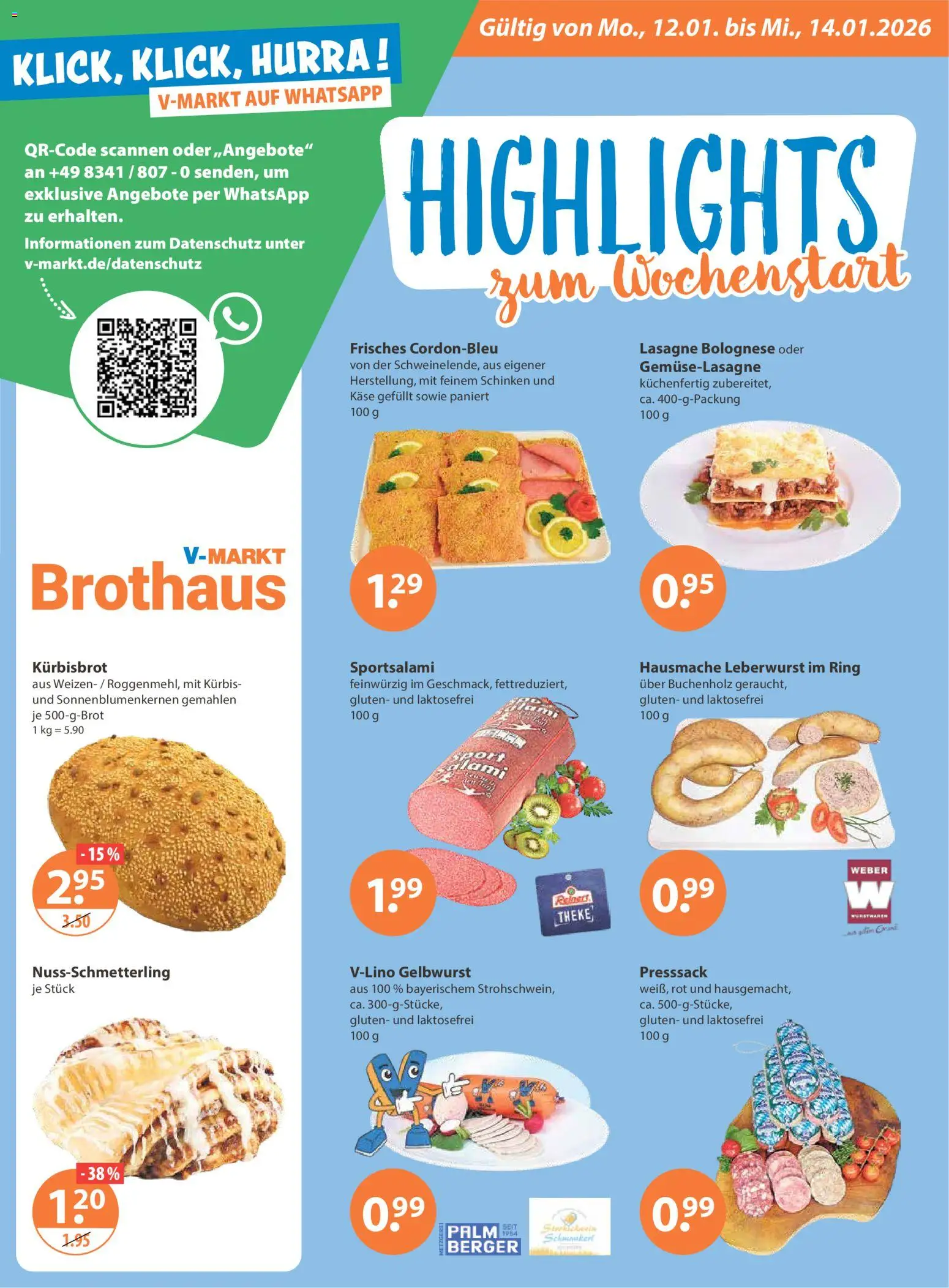 V-Markt - Schwaben / Oberbayern – gültig ab 08.01.2026 | Seite: 22 | Produkte: Käse, Theke, Kürbis, Schinken